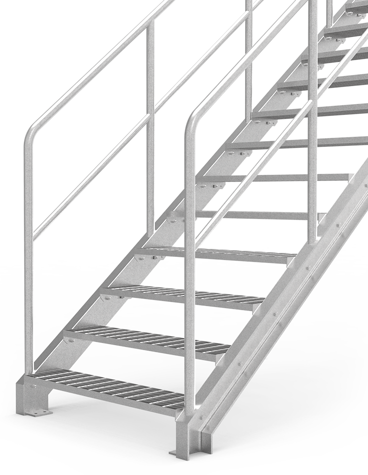 kundenspezifische massgeschneiderte gerade treppe