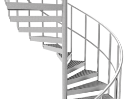 Siehe unsere Optionen für Spindeltreppen Standard – Eurostair GmbH