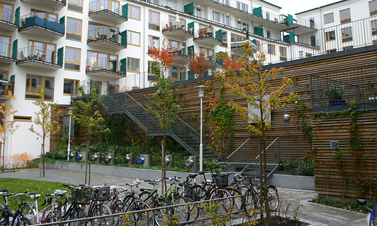 Hammarby sjostad - Eurostair straight staircases