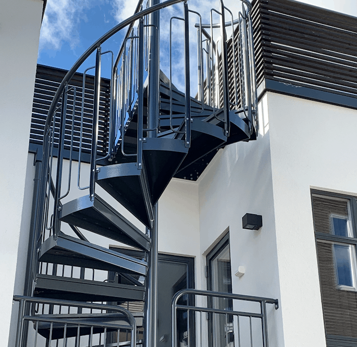 Inspiration für die Oberflächenbehandlung von Spindeltreppen