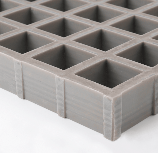 GRP plastdurk