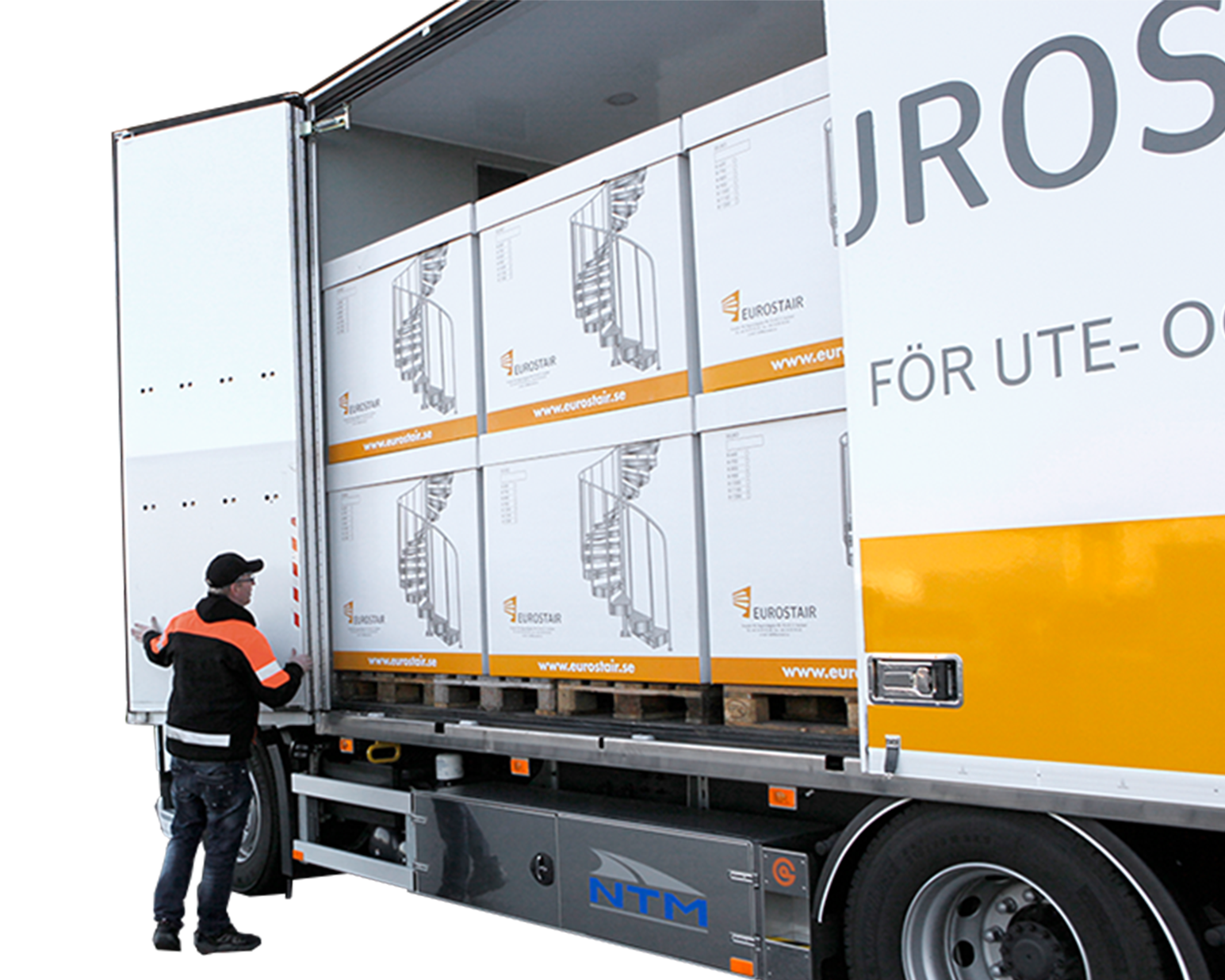 Lieferung von Eurostair-Verpackungen