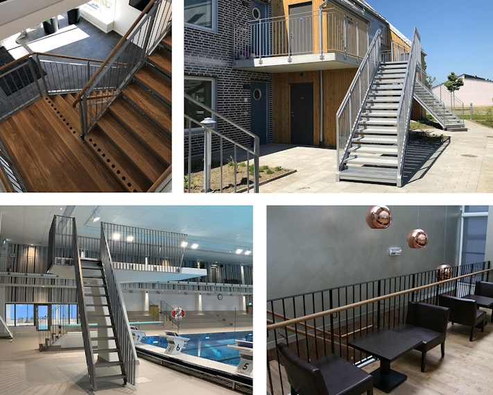 Gerade Eurostair-Treppe vorhanden Gerade Eurostair-Treppe vorhanden