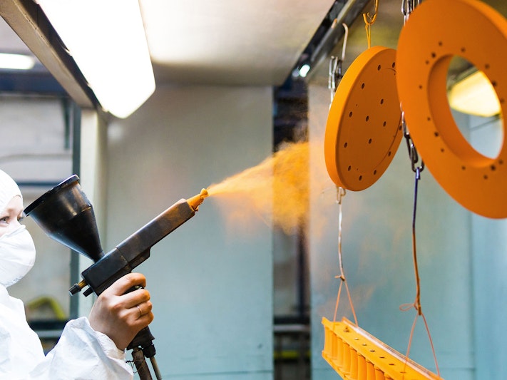 Surface treatment powder coating Surface treatment powder coating