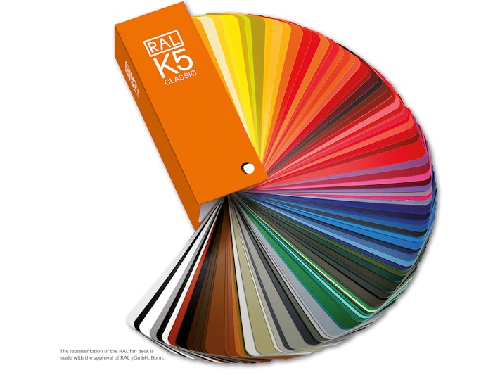 RAL colors for surface treatments Color selection for RAL colors
