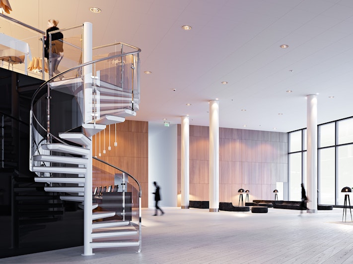 Eurostair spiral staircase exclusive indoors
