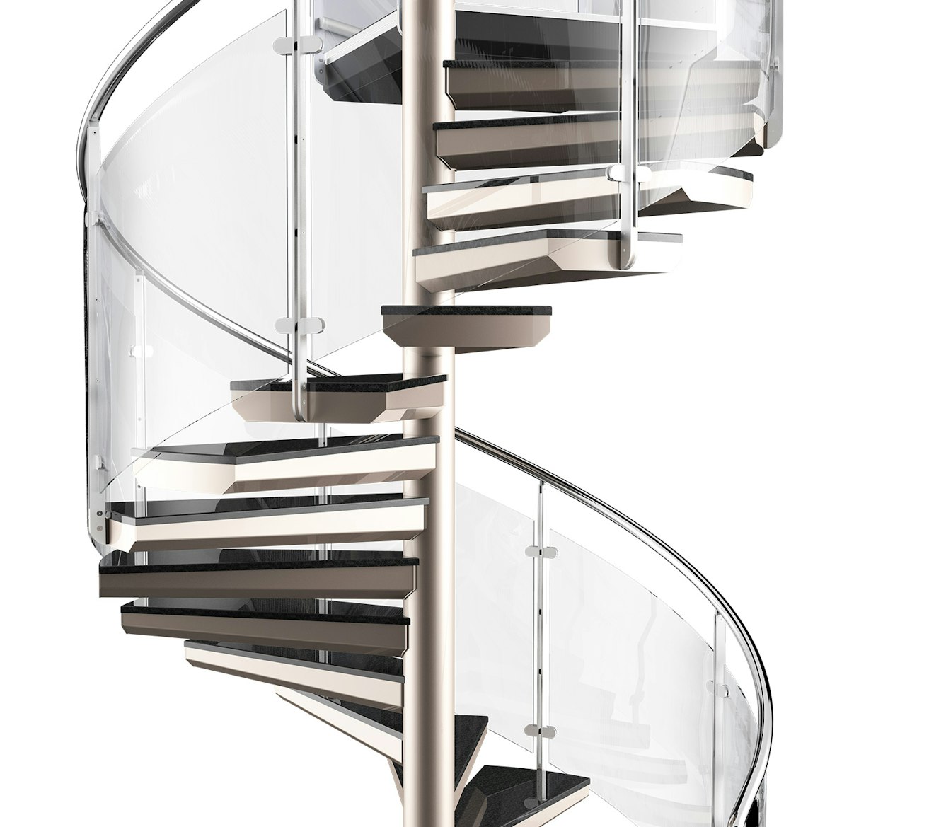 Eurostair spiral staircase exclusive