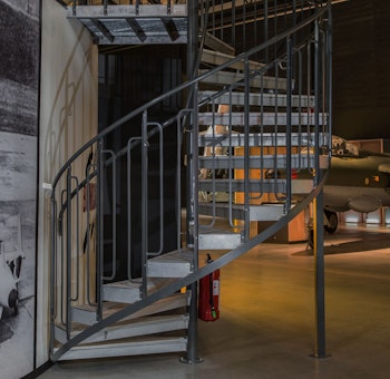 Barnsäker spiraltrappa inomhus Barnsäker spiraltrappa inomhus
