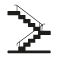 Gerade treppen symbol