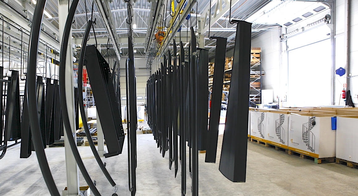Eurostair's new powder coating facility