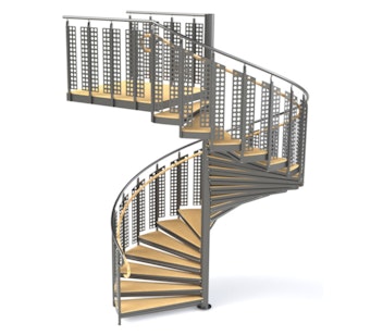Eurostair Premium-Spindeltreppe für den Innenbereich Eurostair Premium-Spindeltreppe für den Innenbereich