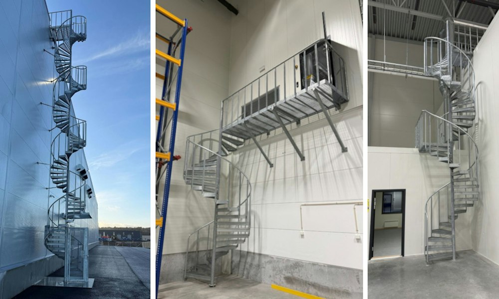 Trapper for industribygg i Drøbak