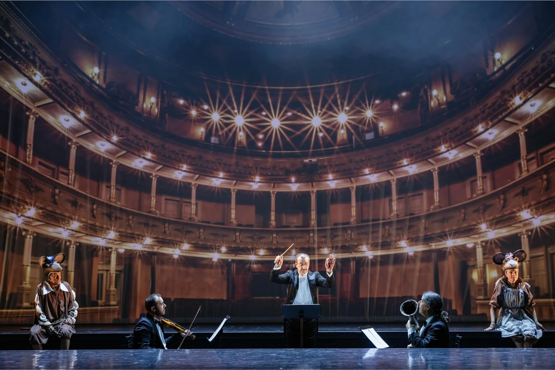 Mice in the opera house