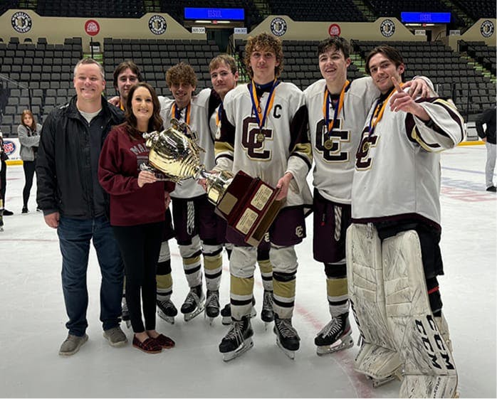 The Stuckey Firm, LLC with hockey players