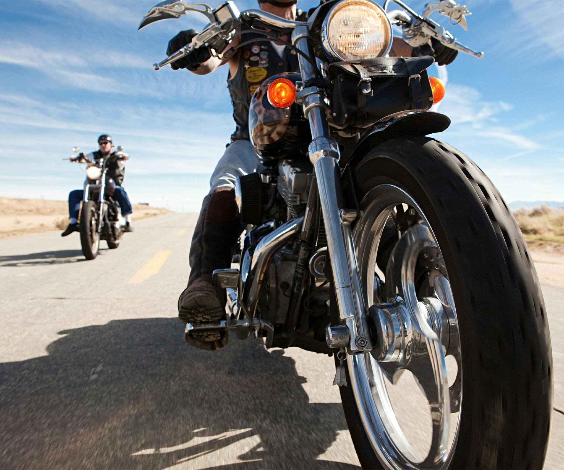 close up of motorcycle