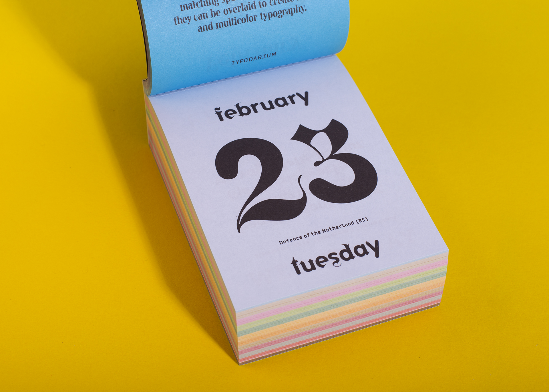 B2302 Typodarium CalendarContribution