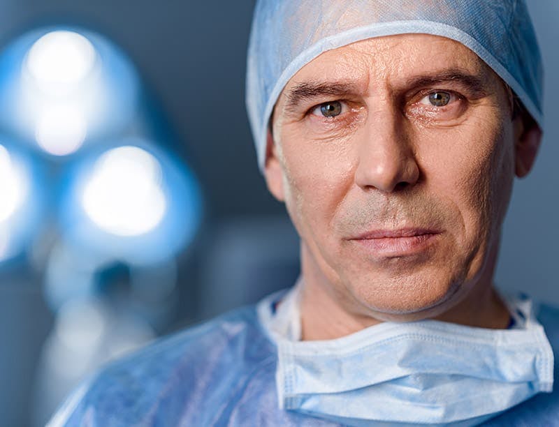 doctors face close up