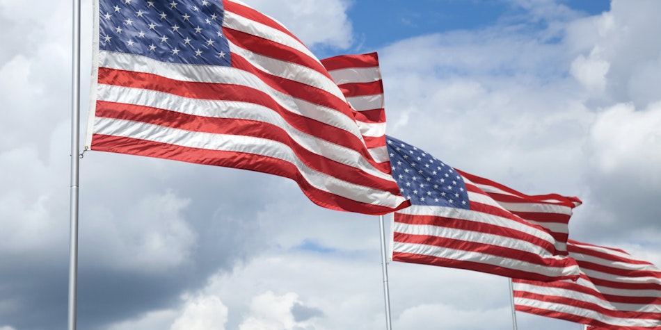 United states flags