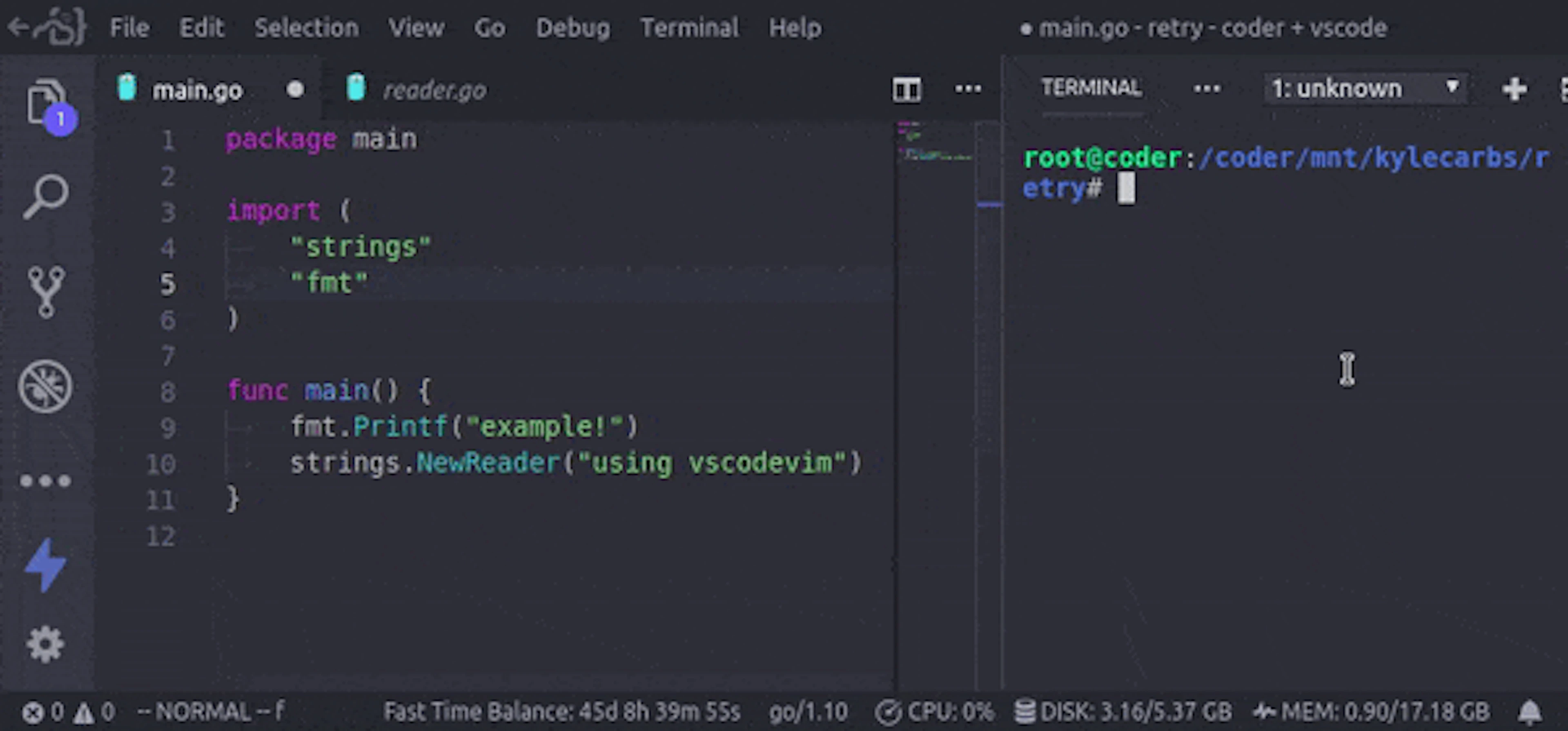 Changing version of Go on the fly