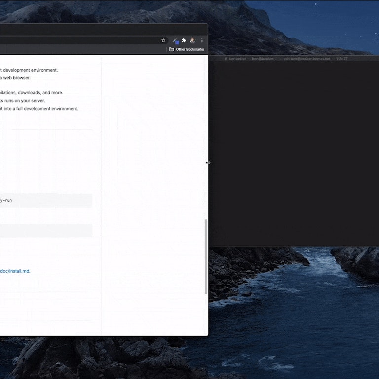 code-server screen grab