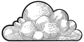 illustration of a cloud