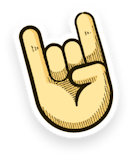 cool hand emoji 