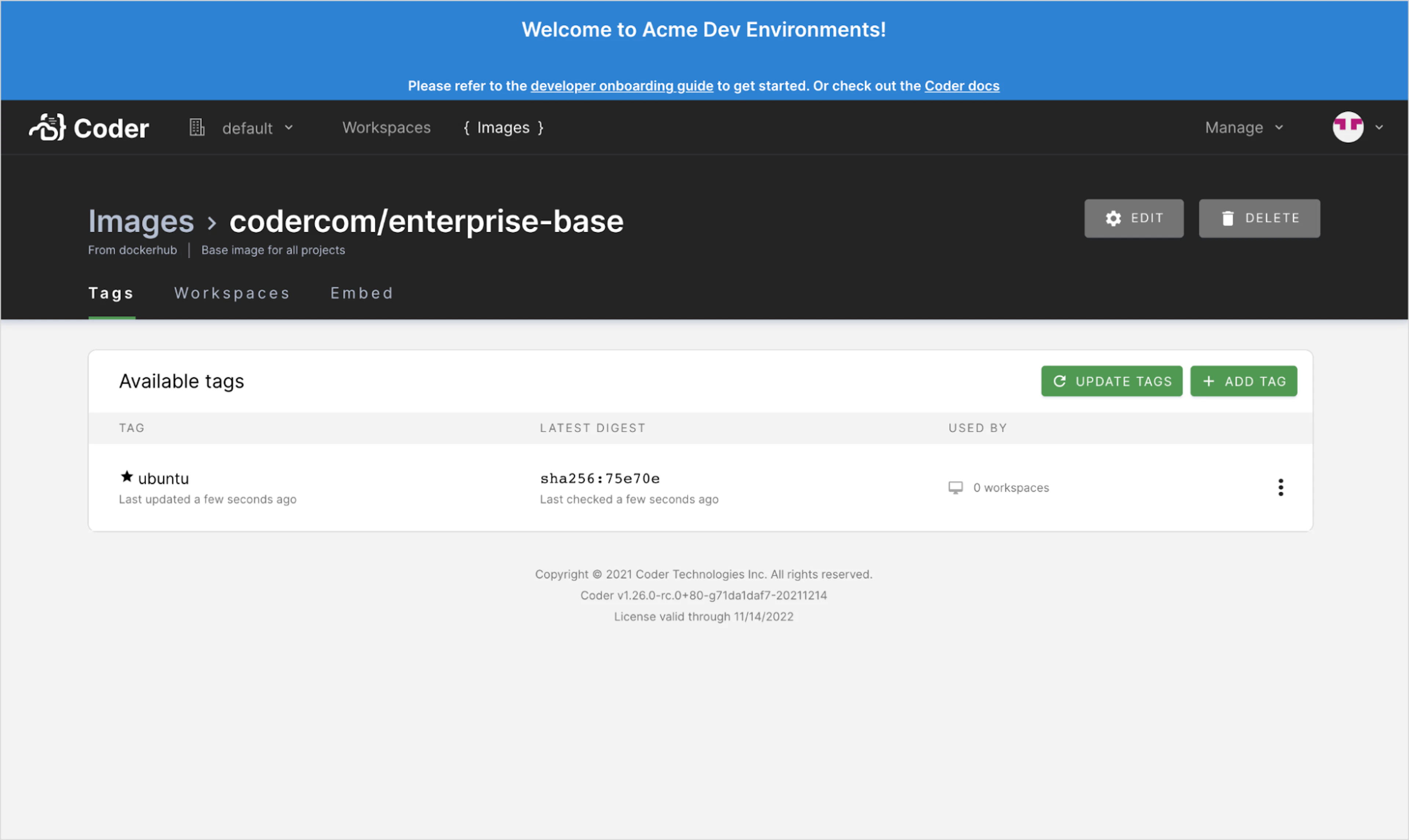 The banners support basic HTML and markdown for advanced formatting
