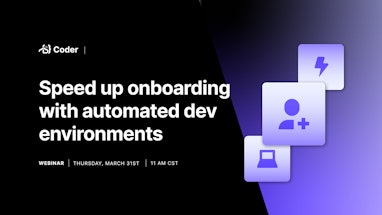 Speed up onboarding with automated dev environments