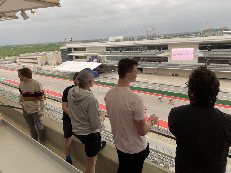 Prime viewing of Bike Night at the Circuit of the Americas