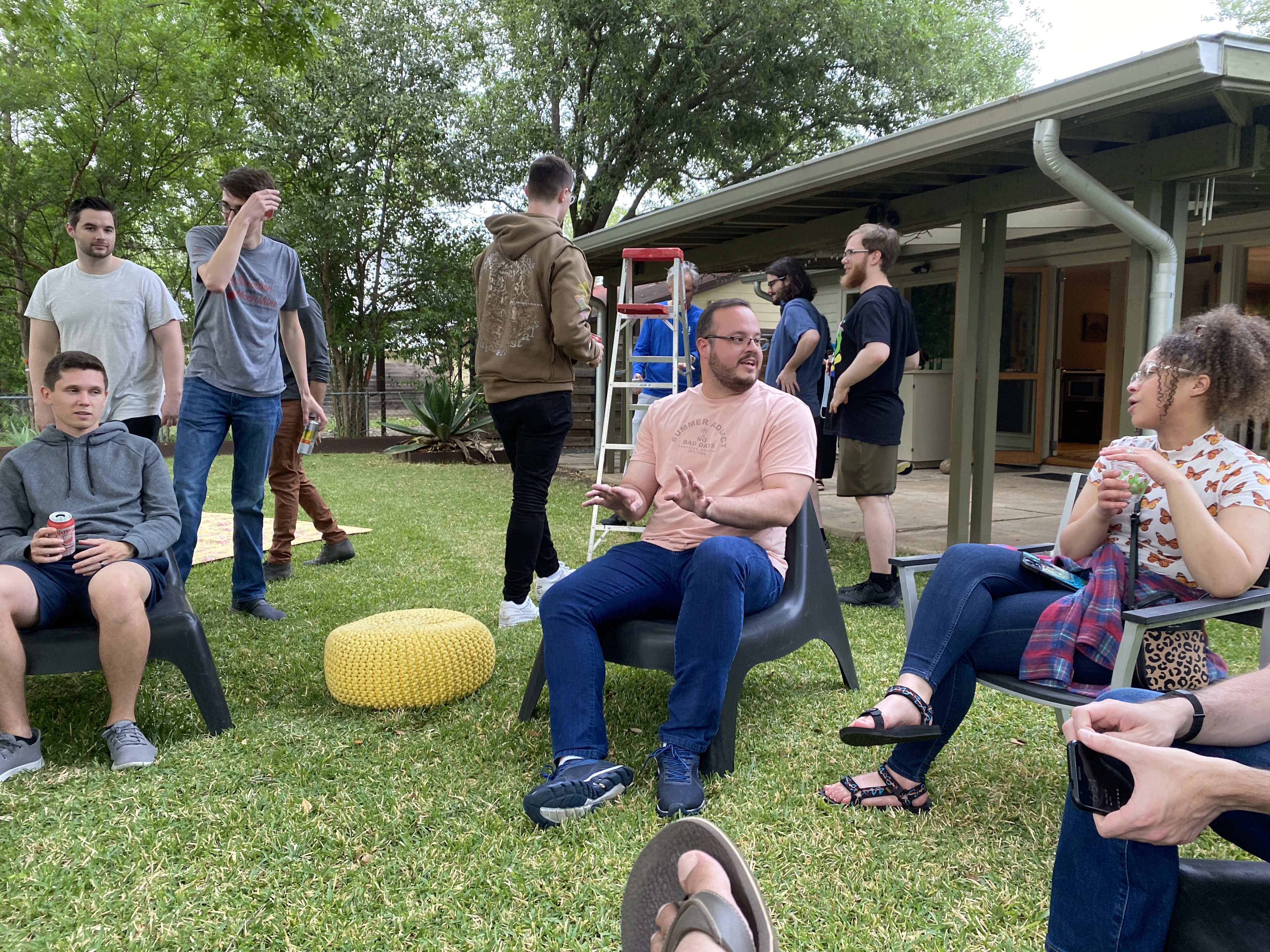 Mark's awesome backyard