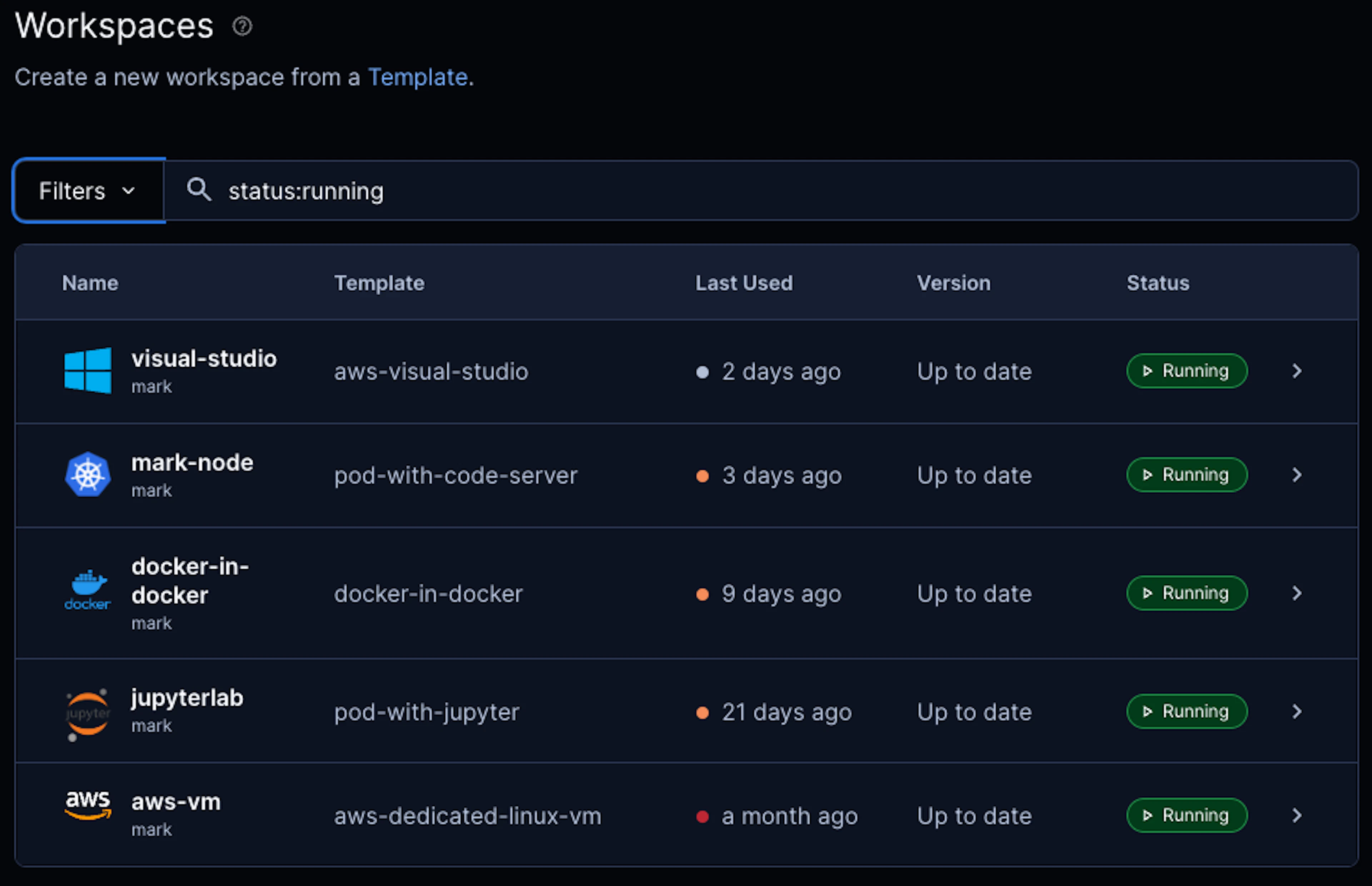 Workspaces in Coder v2 as VMs, Kubernetes pods, and Docker containers