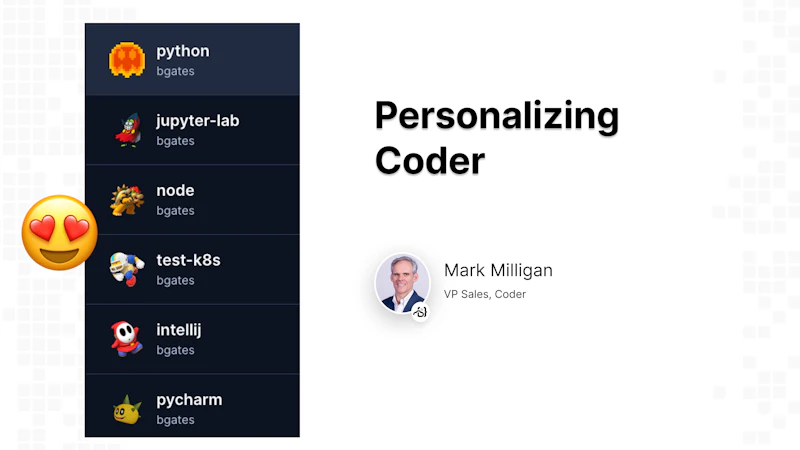 Personalizing Coder - Coder