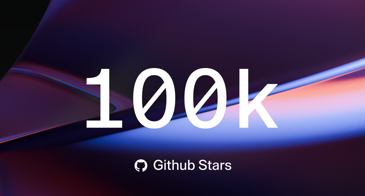 100K stars on Github