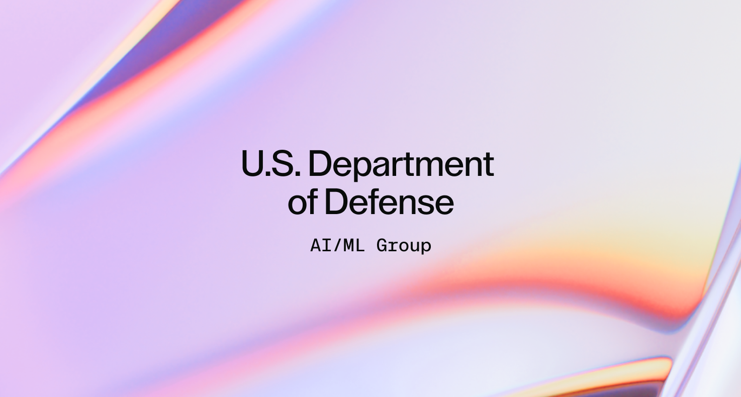 U.S. Department of Defense AI/ML Group