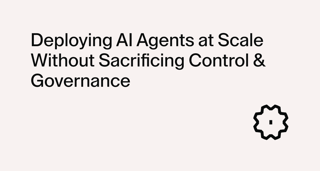 A blog post thumbnail with the title over a white background with a gear icon in the bottom right corner
