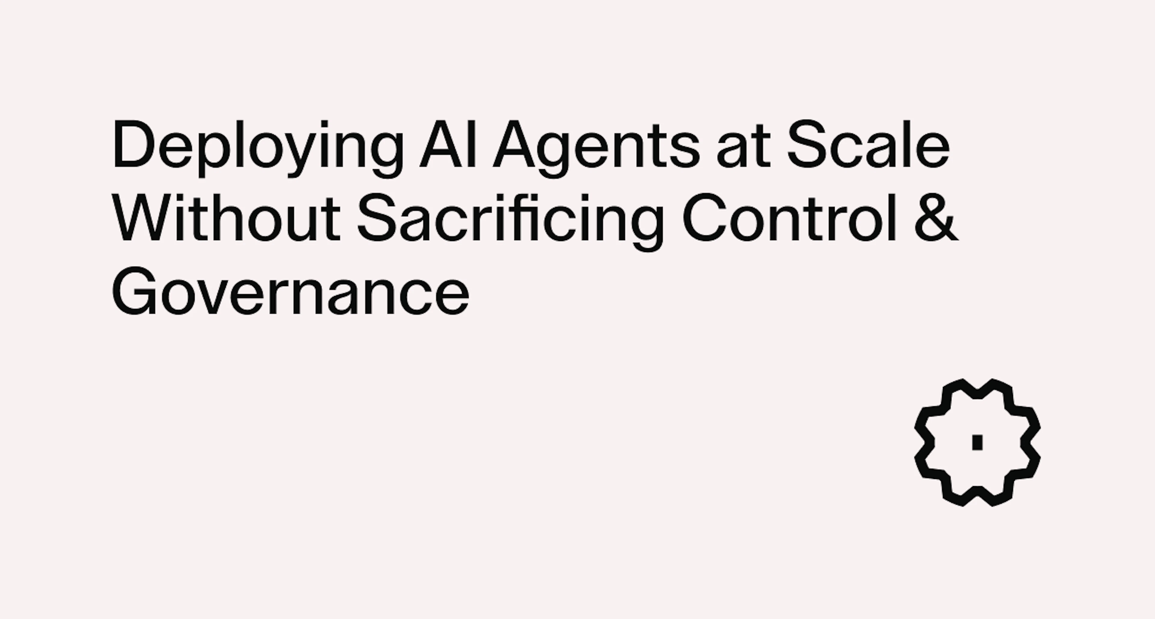 A blog post thumbnail with the title over a white background with a gear icon in the bottom right corner