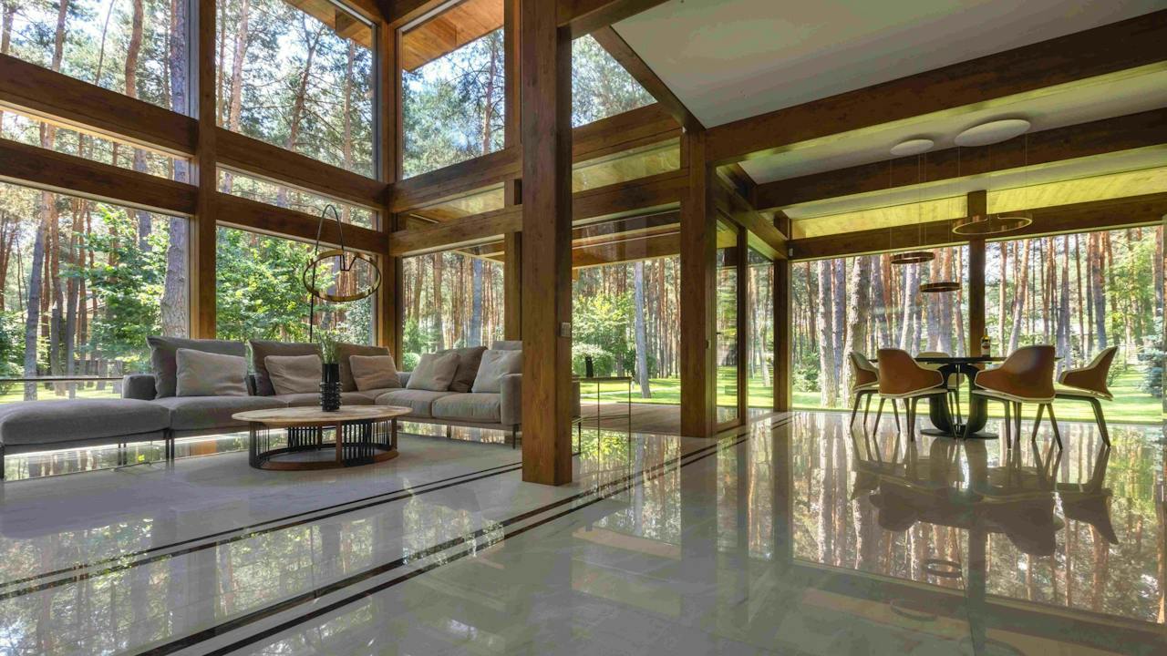Open-plan living space