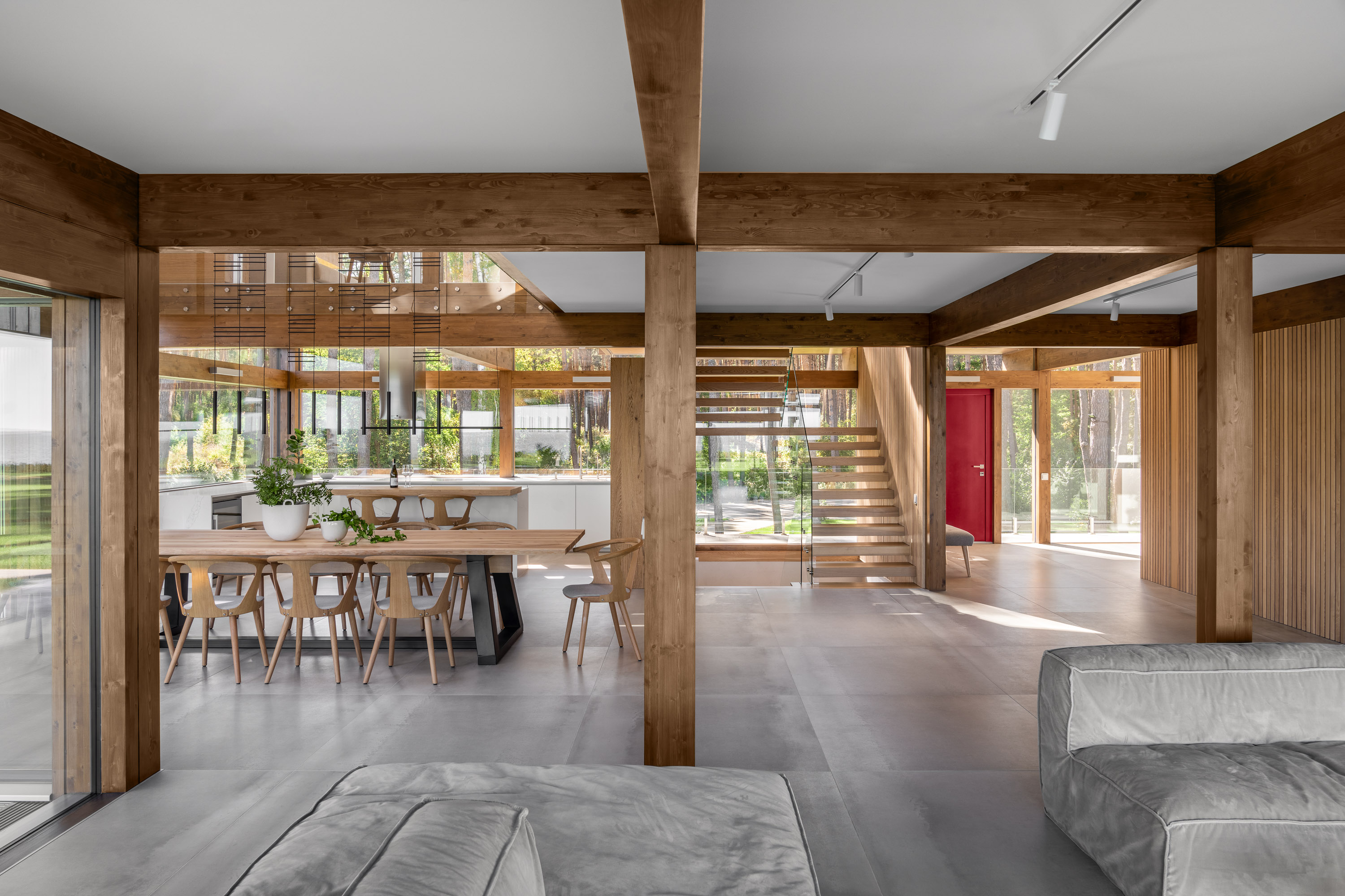Open-plan living space
