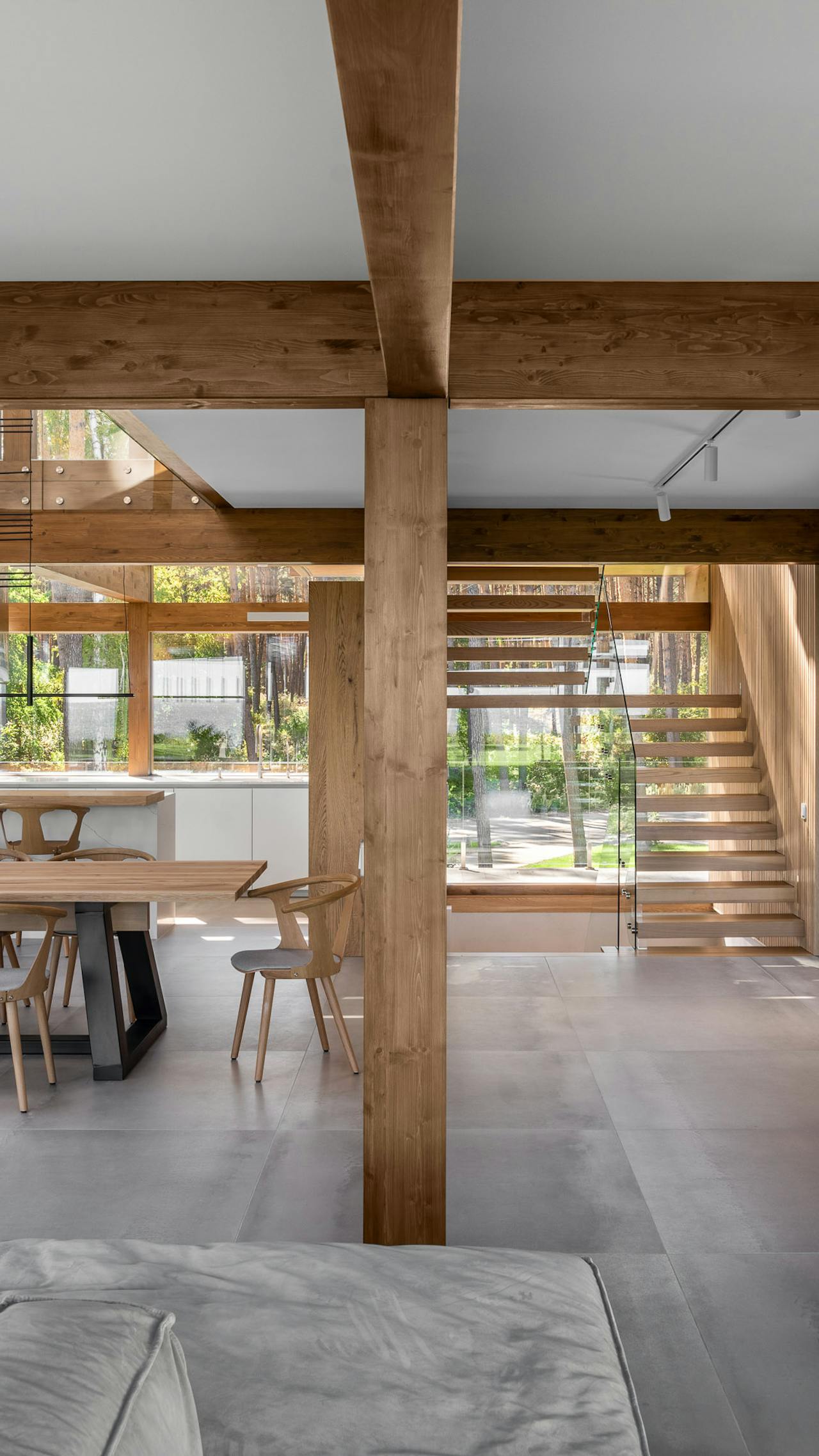 Open-plan living space