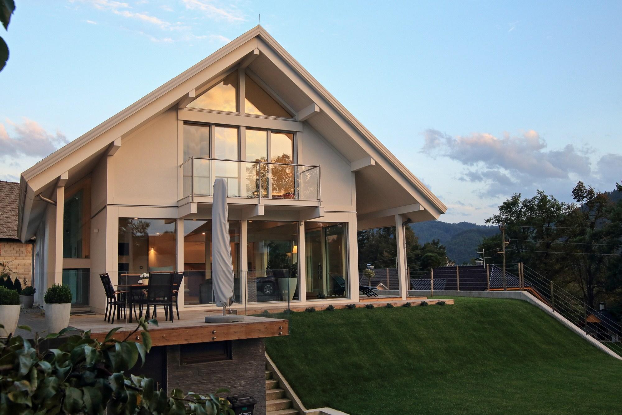 Balcony and enclosed eaves