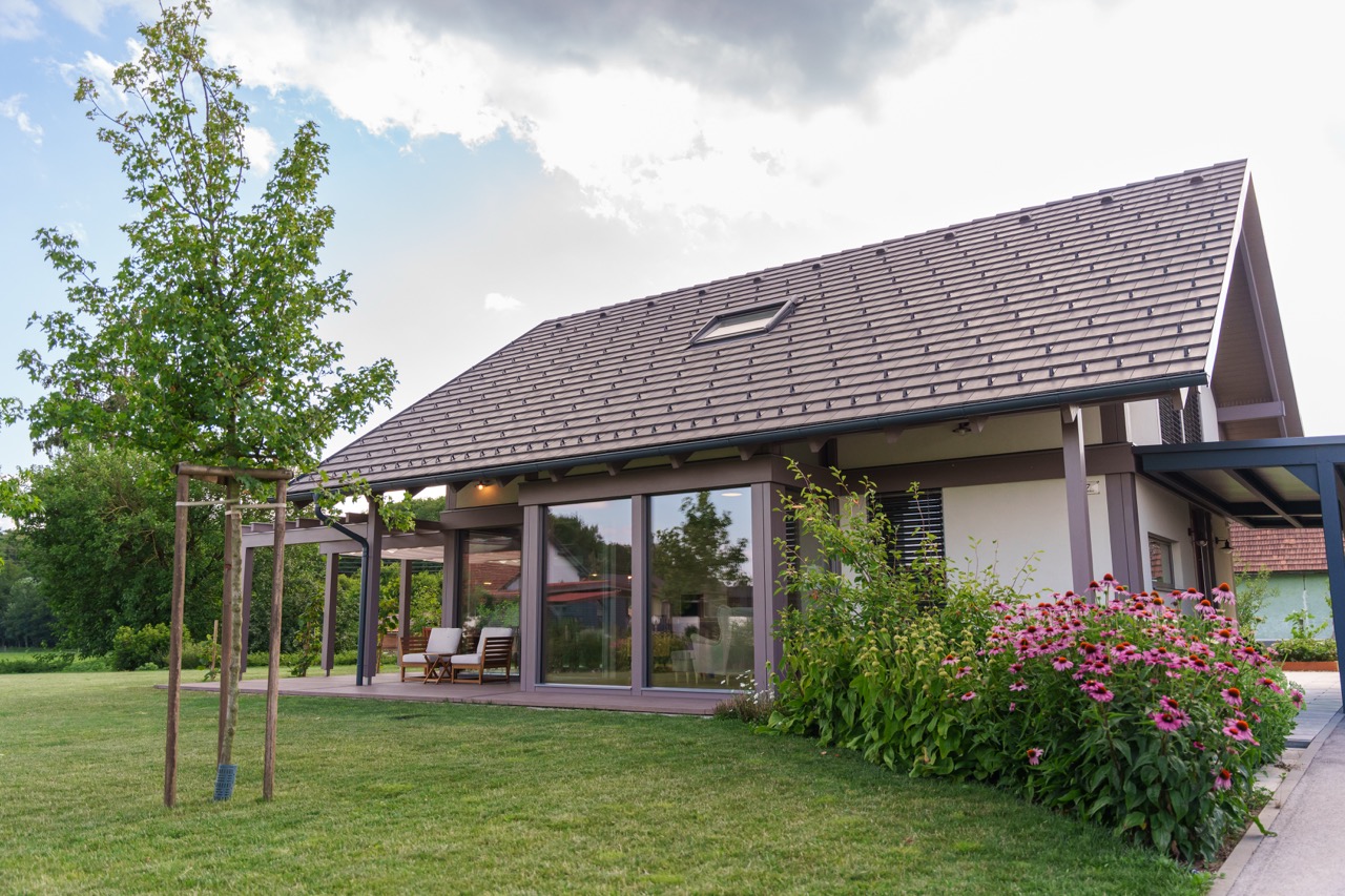 Holz-Glas-Haus