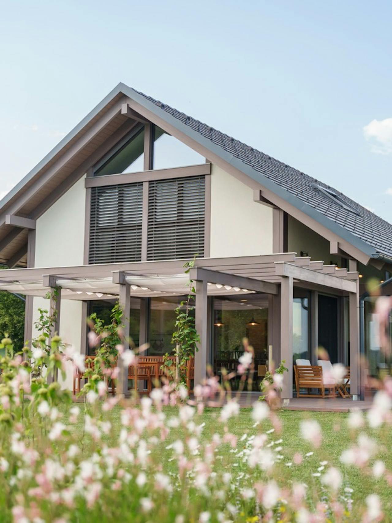 Holz-Glas-Haus