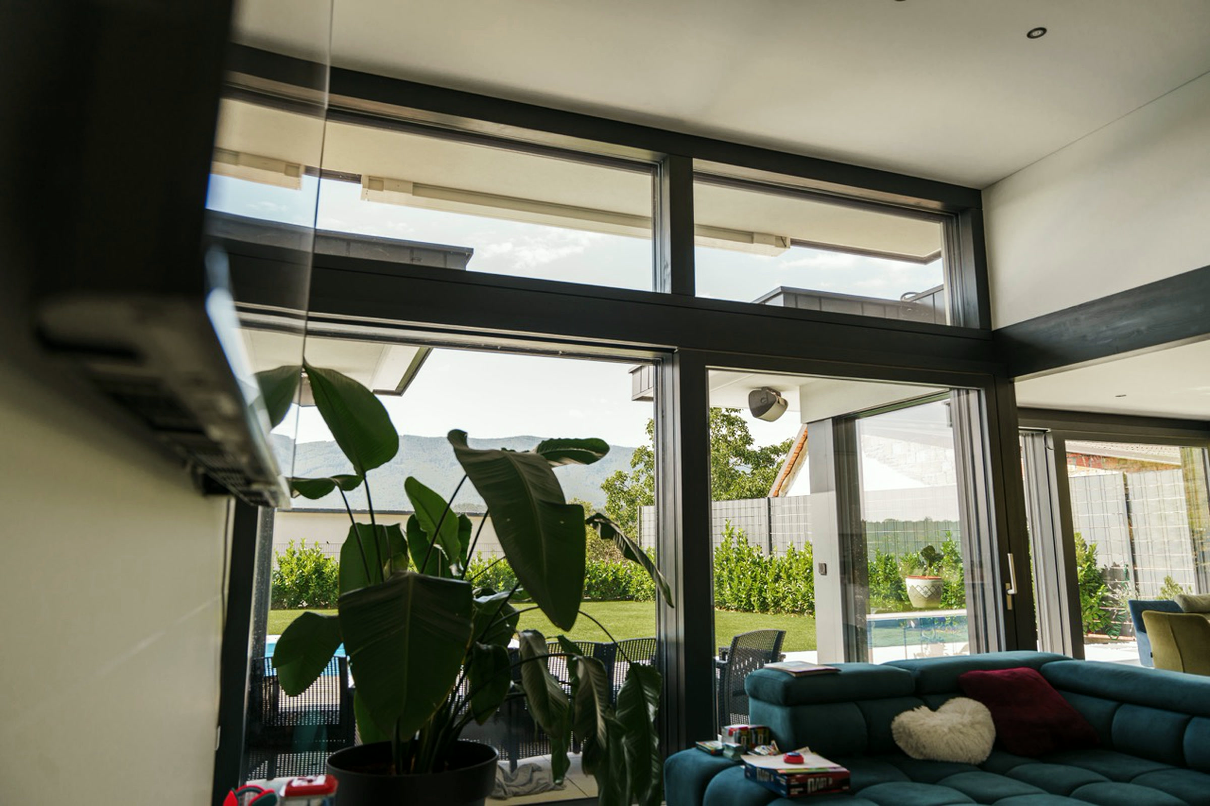 Open-plan living area