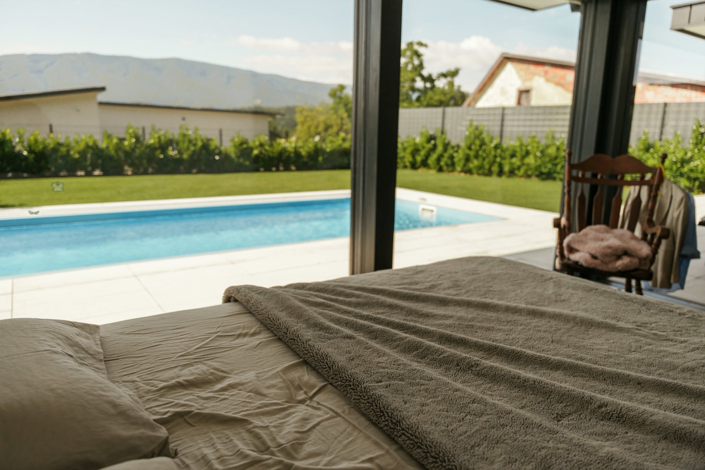 Bedroom with a view
