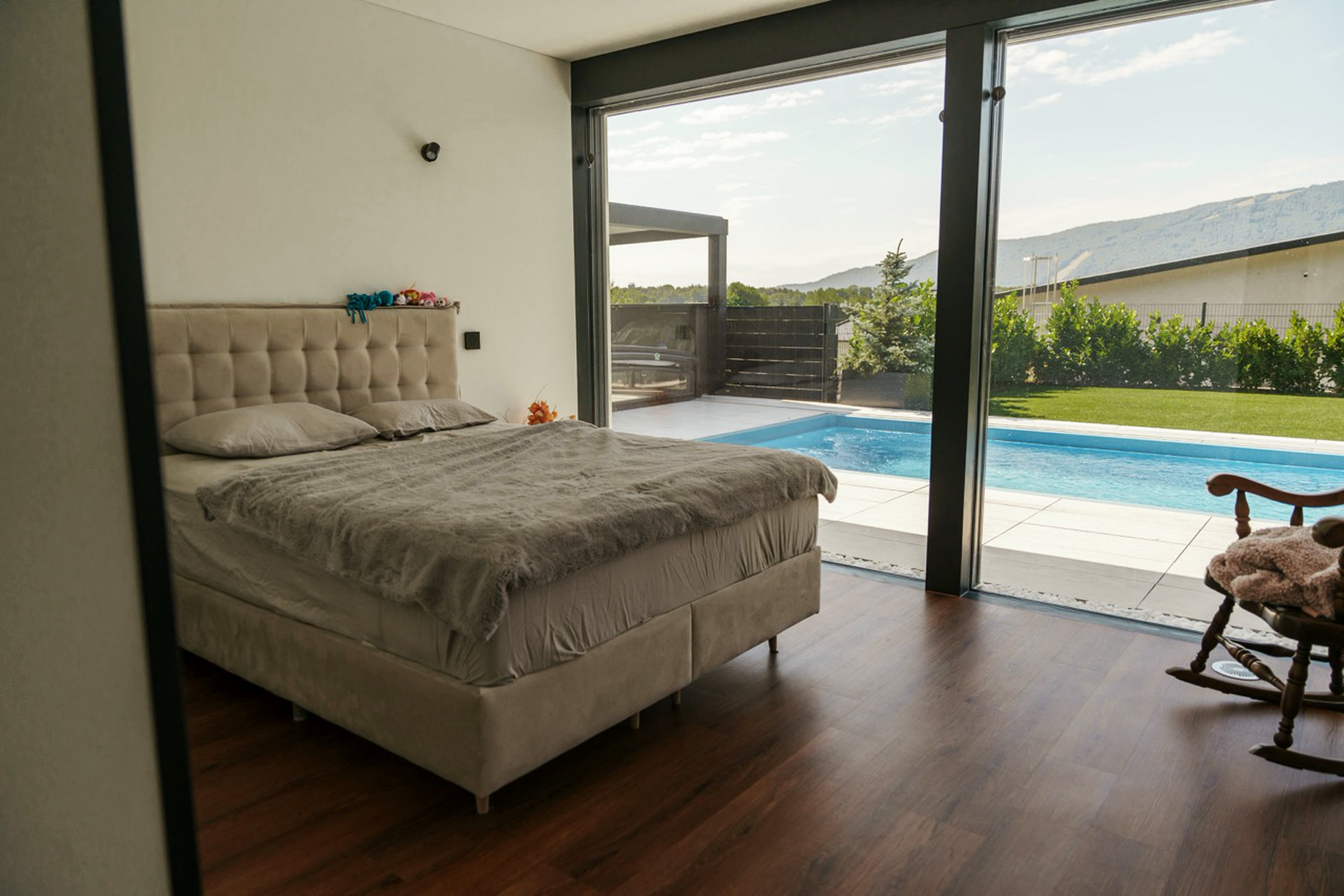 Bedroom with a view
