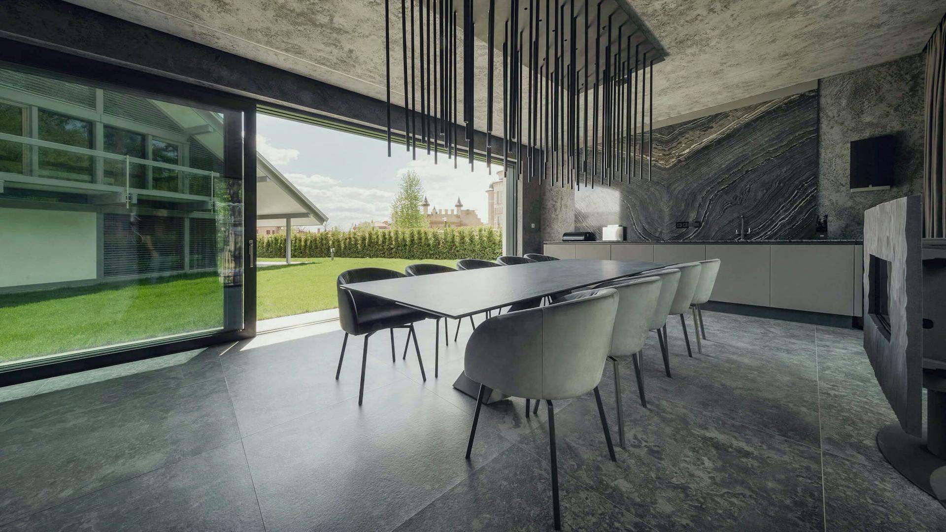 Holz-Glas-Haus