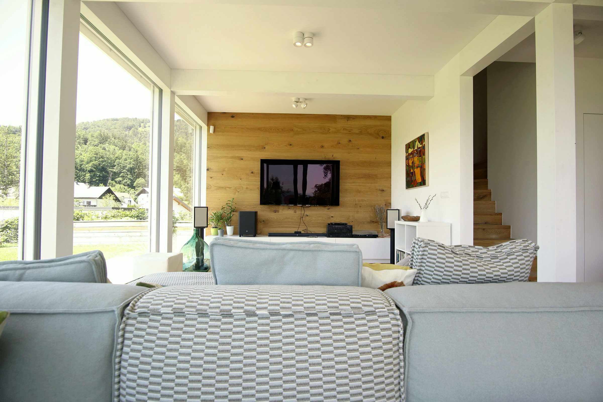 Open-plan living area