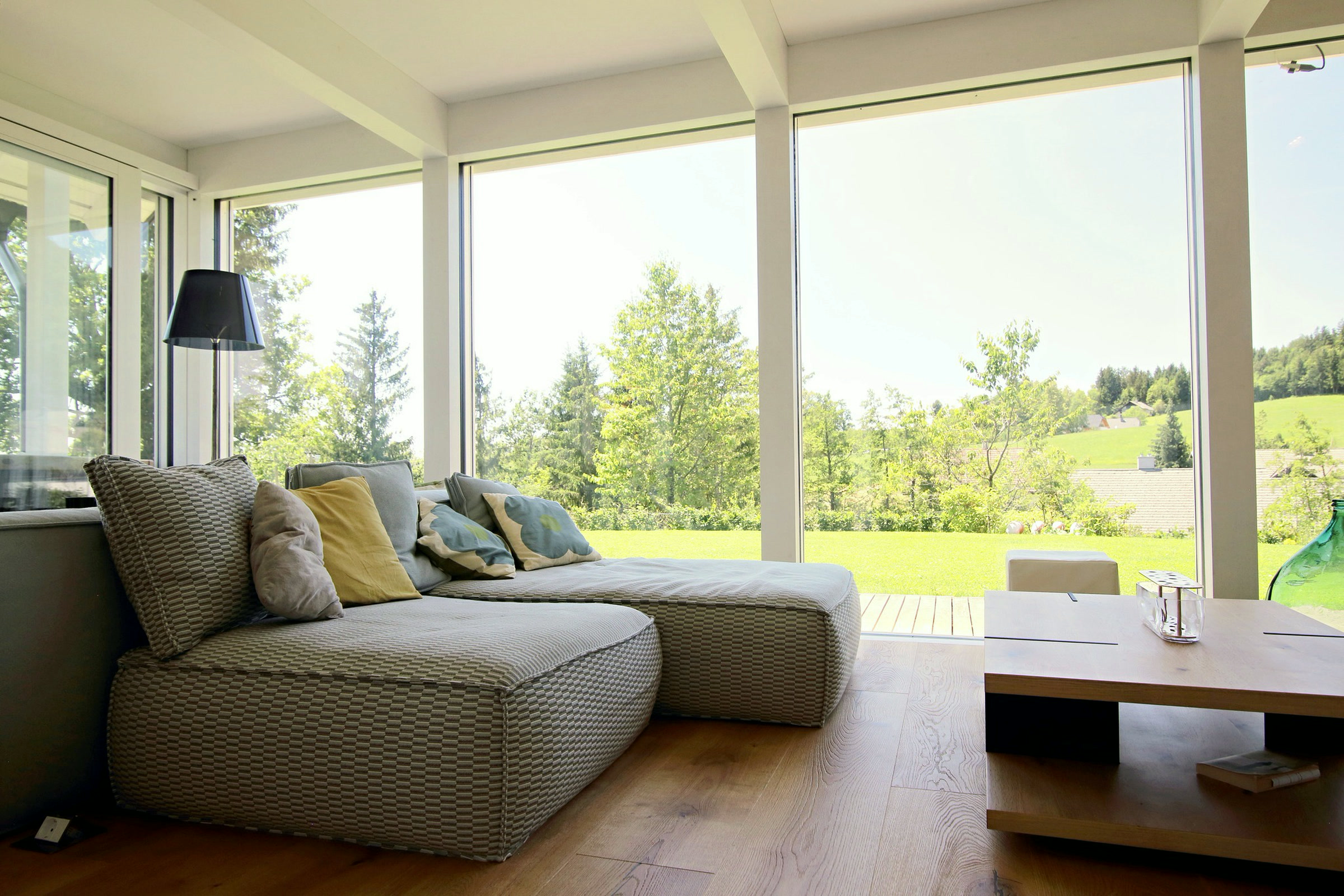 Open-plan living area