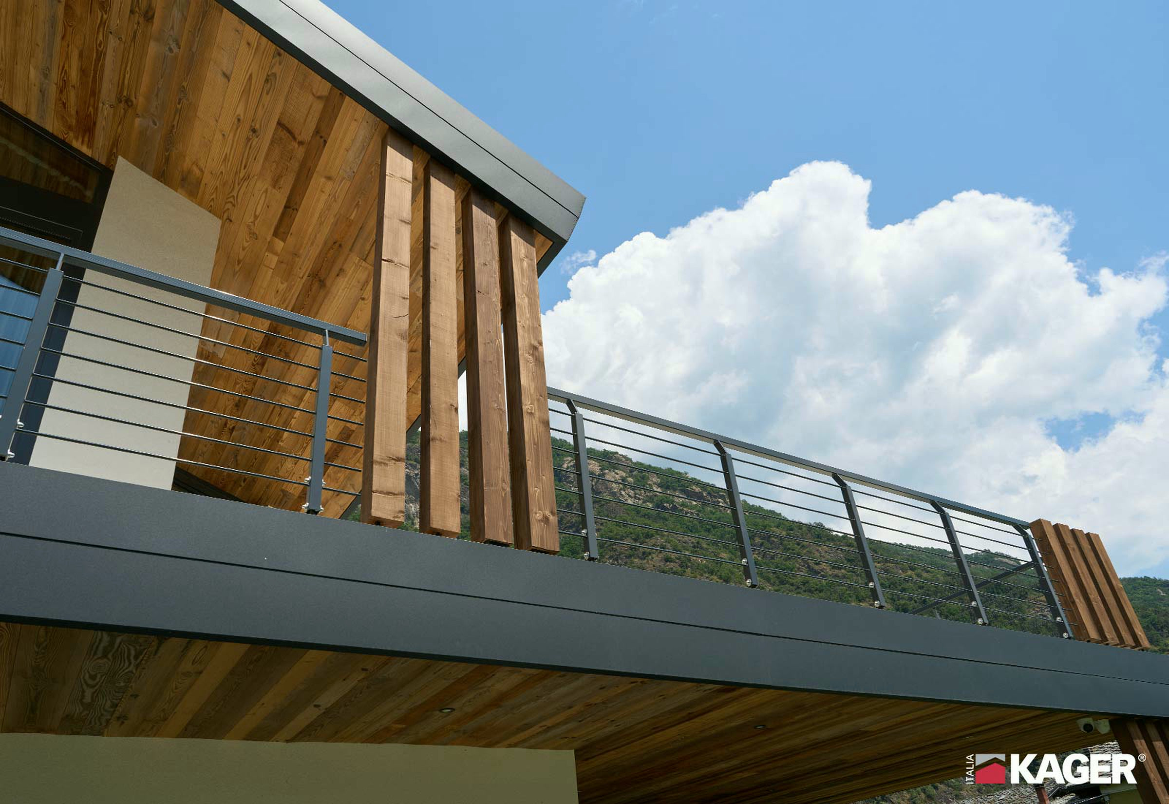 Holz-Glas-Haus