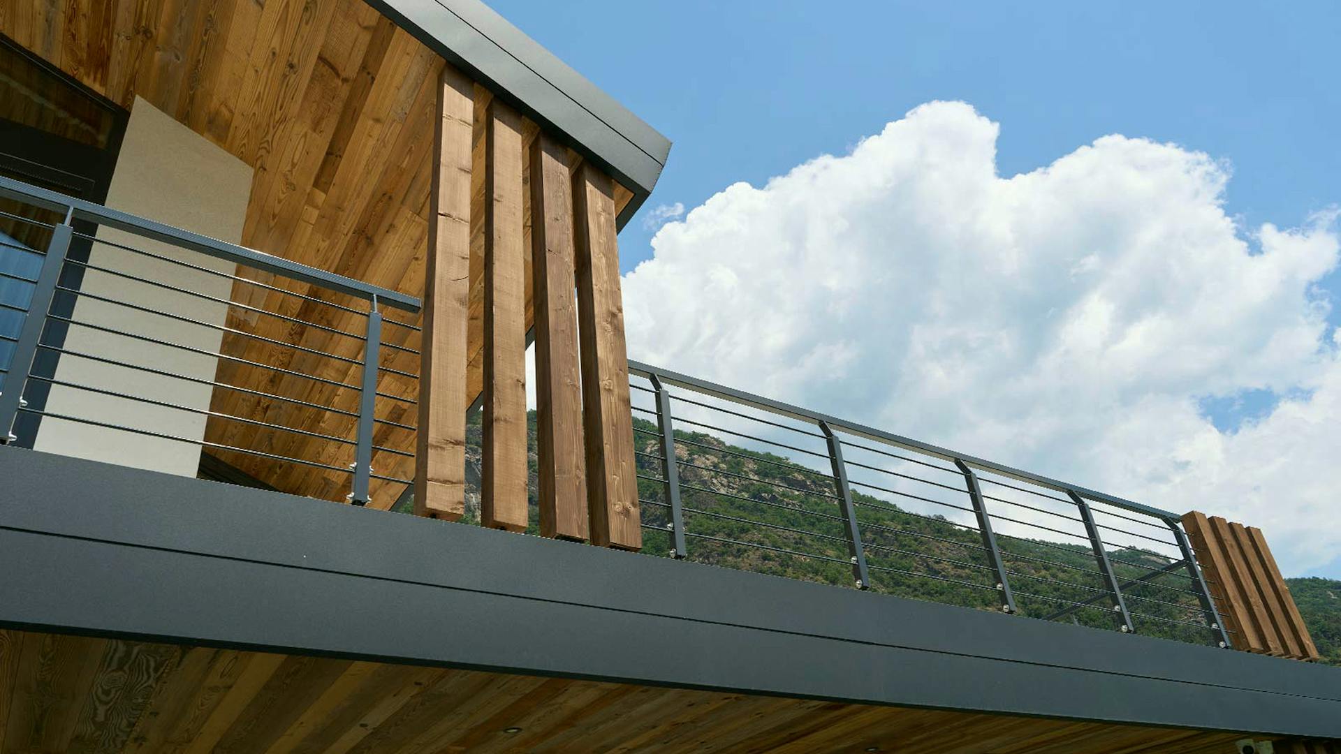 Holz-Glas-Haus